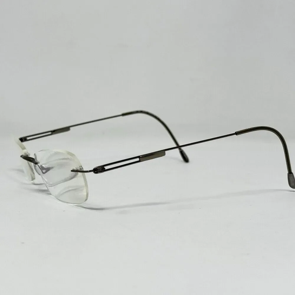 Silhouette Titan 7533 6078 Silver Gray Eyeglass Frames 52-19-140 Austria